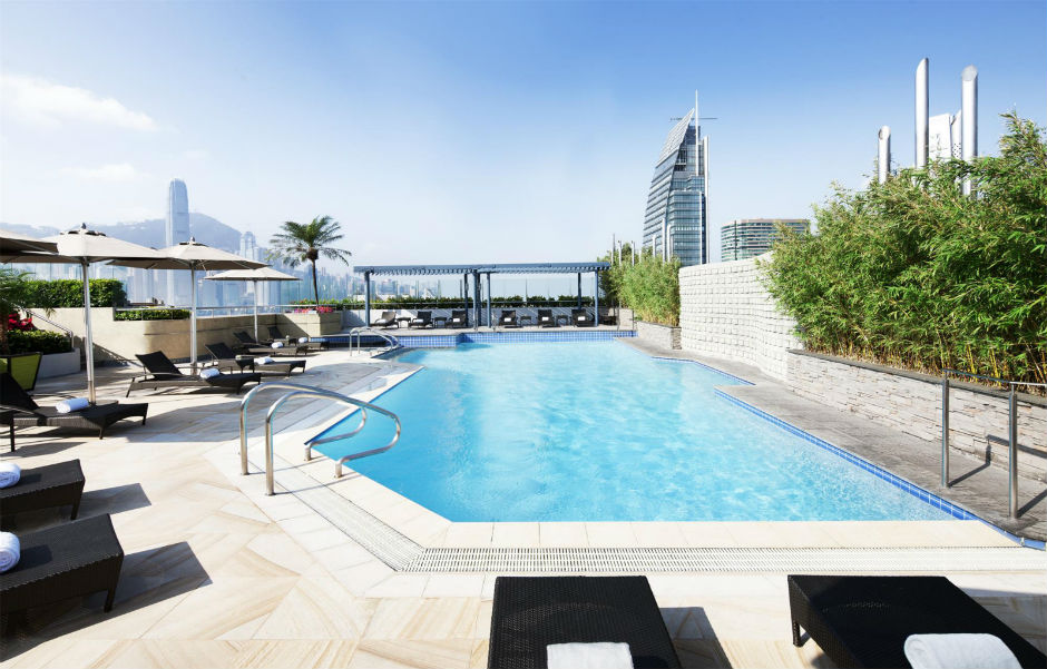 Лучшие отели с бассейном на крыше в Гонконге Sheraton Hong Kong Hotel
