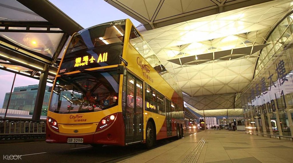 Как добраться из аэропорта Гонконга в центр города на автобусе